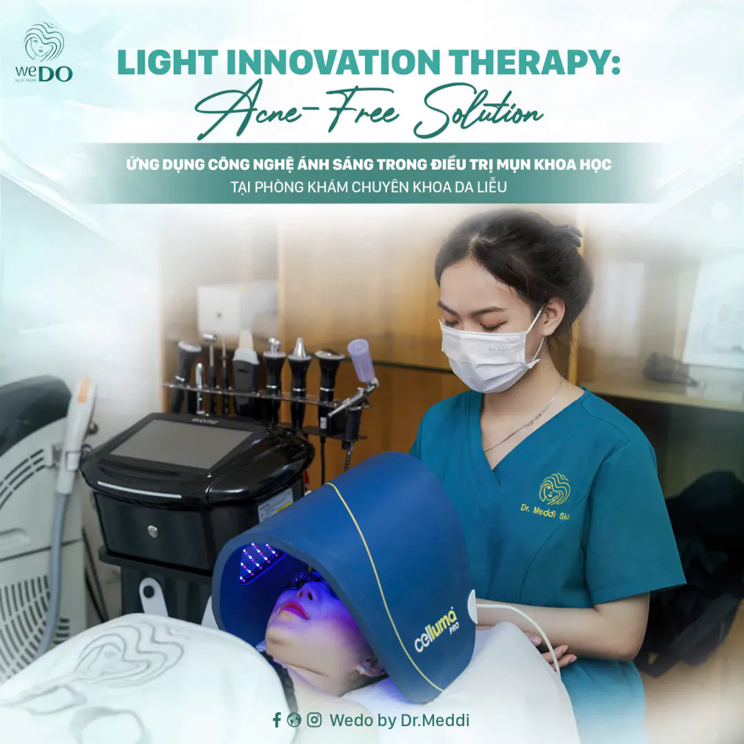 LIGHT INNOVATION THERAPY technology for clear, healthy skin