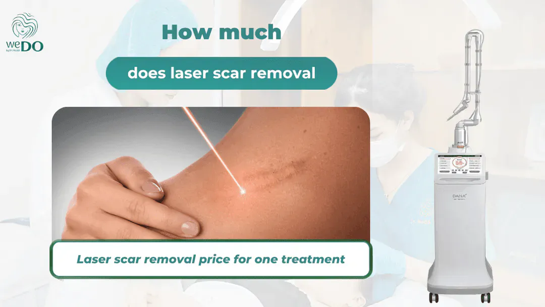 How much does laser scar removal cost per treatment?