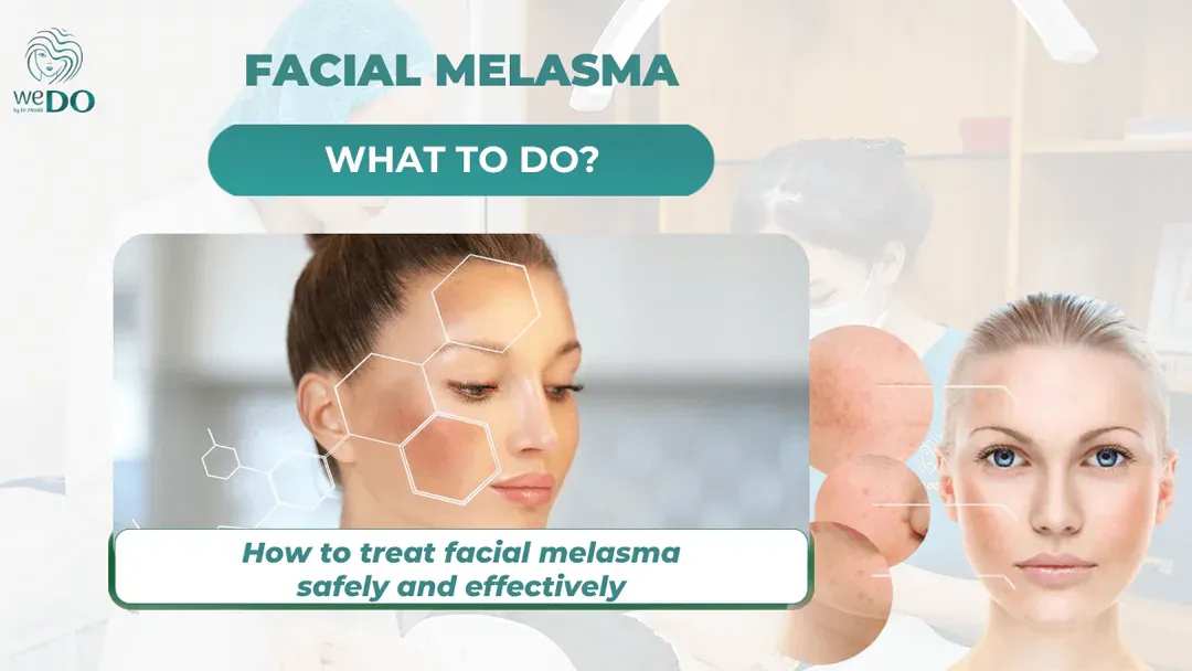What to do with facial melasma? How to treat facial melasma safely and effectively