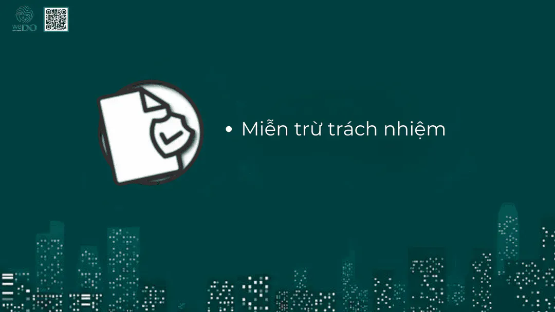 Miễn trừ trách nhiệm