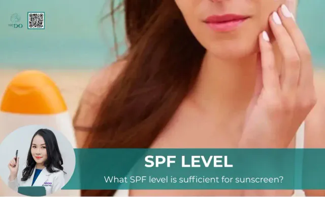 What SPF level is sufficient for sunscreen?